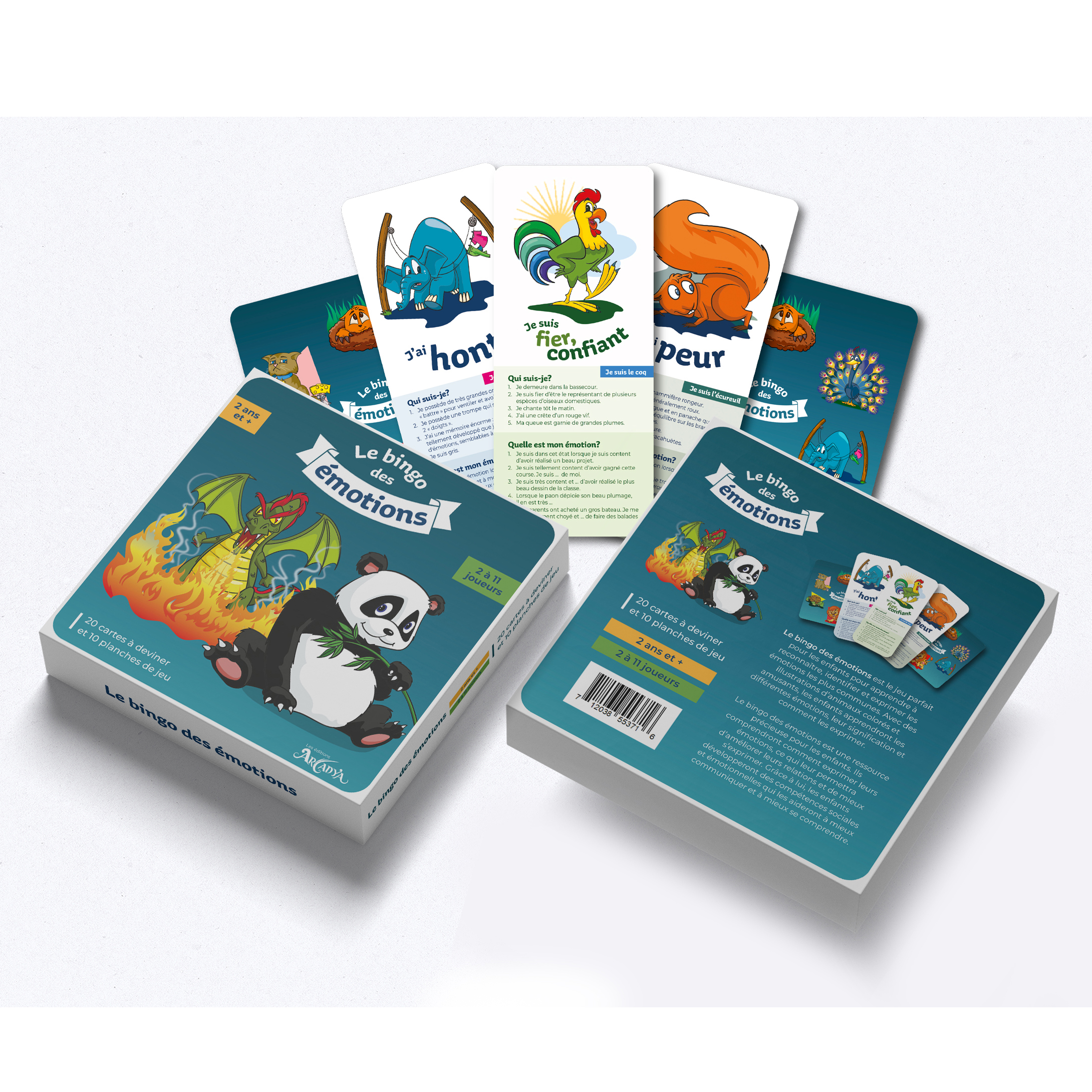 Le Bingo des émotions. Apprendre à reconnaître et exprimer ses émotions!