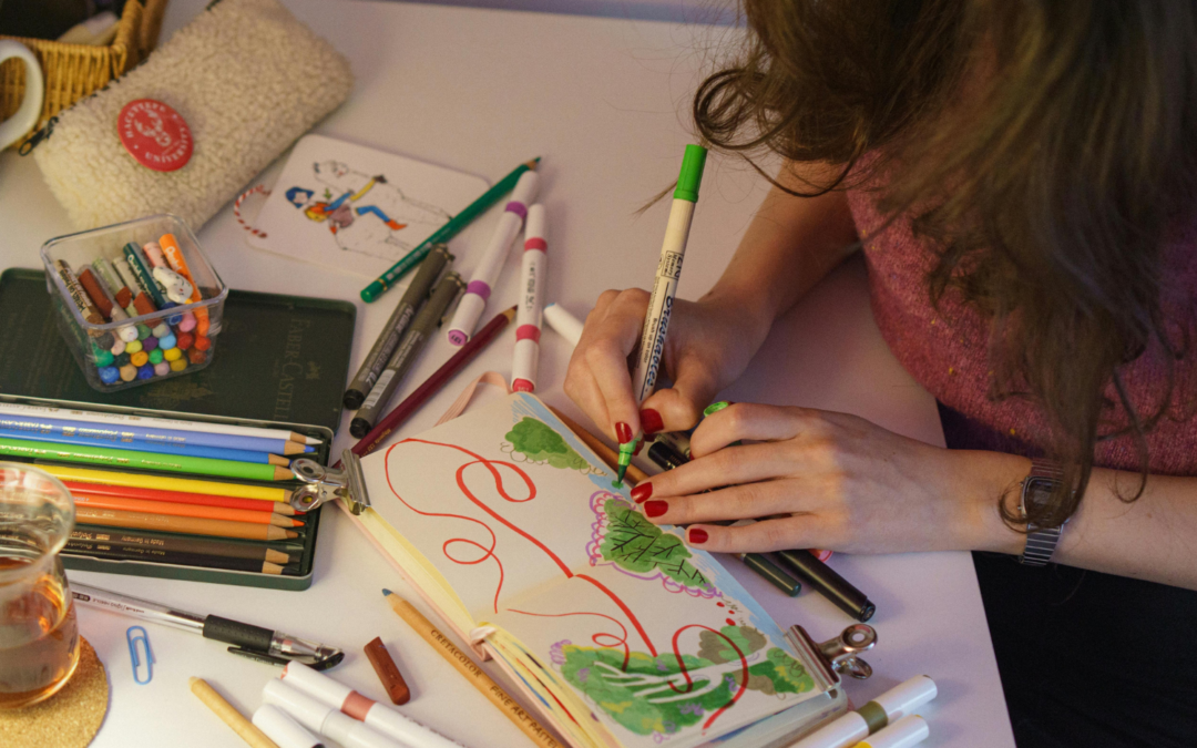 Le journal créatif : un espace pour revenir à soi