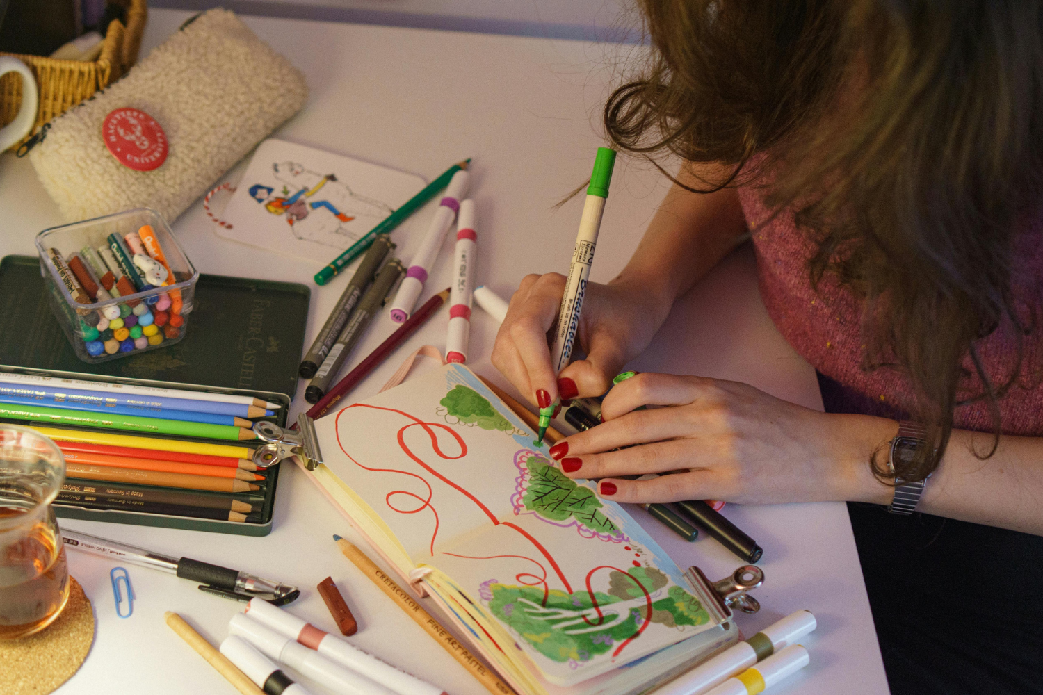 Le journal créatif : un espace pour revenir à soi